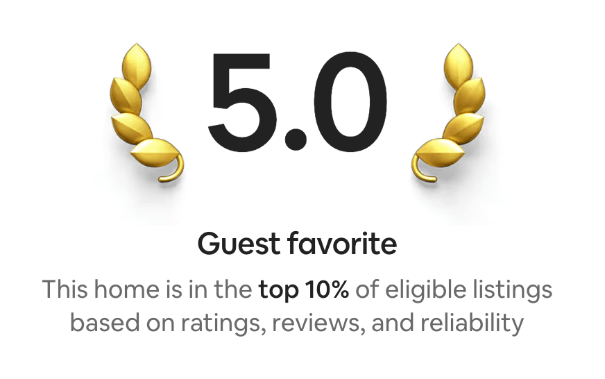 Gästefavorit — 5,0 auf Airbnb